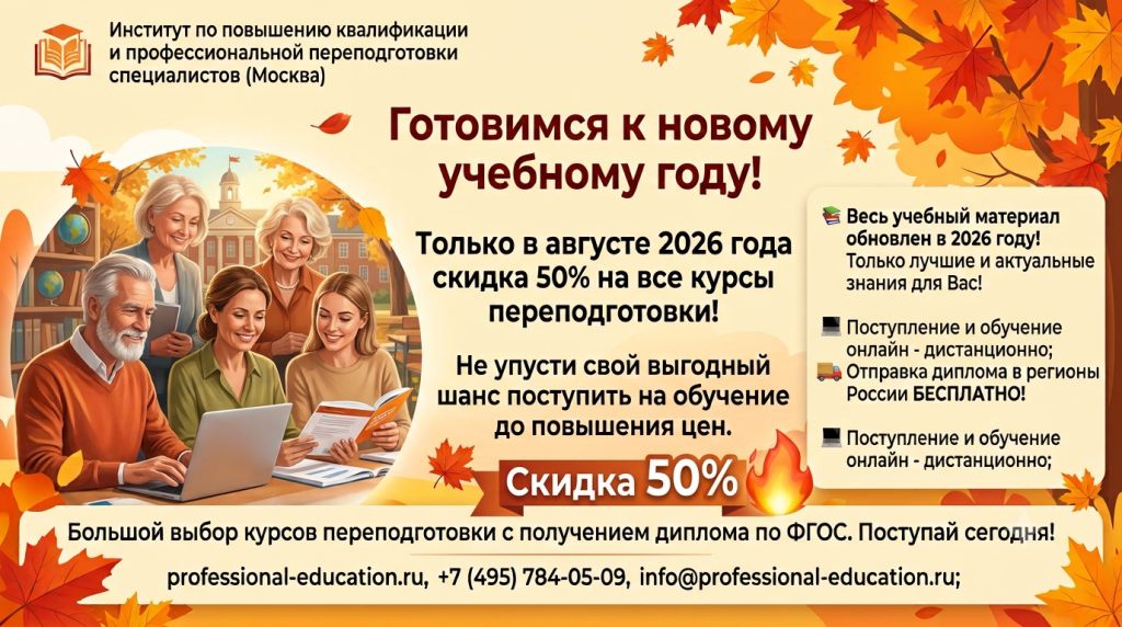 Институт переподготовки и повышения квалификации